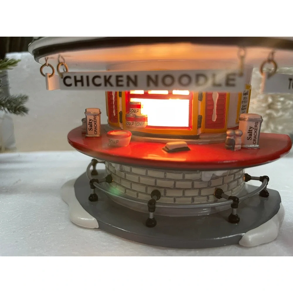 Dept 56 Snow Village CAMPBELL'S SOUP COUNTER & M'm M'm GOOD Accessory 56.55309